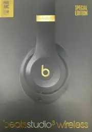 Beats By Dr Dre Studio3 Wireless Bluetooth Headphones New and Sealed Shadow Gray