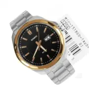CASIO MEN'S MTP1318GD-1A SILVER STAINLESS STEEL WATCH