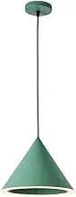 LED Semi Flush Mount Pendant Lighting Fixture Nordic Ceiling Lamp, 18W 3 Color(Green)