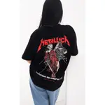 SCAPP.ID METALLICA BLACK V4 OVERSIZED TEE T恤男女