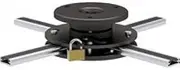 HALTERUNGSPROFI PH11S Ceiling Mount for Projector Maximum 20 kg with Lock Super Flat