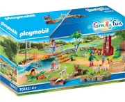 Playmobil Family Fun Petting Zoo Playset