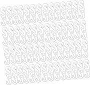 150pcs Mask Buckle Hooks Sticky Hooks for Masks Adjustable Extension Anti-slip Hangers for Ear Protective s Shape Connector