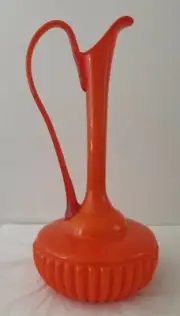 RETRO ART GLASS VASE GENIE BOTTLE EMPOLI MURANO MOD 60s