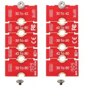 2Pcs M2 M2PLUS NGFF NVME M.2 Extended Transfer 2230, 2242, 2260, 2280 Aircraft M2 CHANGE LONG SIZE U.2 M3 M.3 SSD 24BB Red