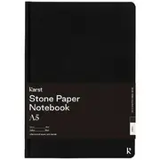 Karst A5 Stone Paper Ruled Notebook Hardcover Black