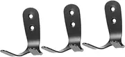 3pcs Stainless Steel Hook Coat Hanger Purse Hook Towel Hook Pool Accessory Holders Double Pool Hook Cap Hanger Heavy Duty Pool Hooks Stainless Steel Wall Hooks Fence Hook Black