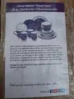 temp-tations 20 pc Dinnerware Set Floral Lace (Ceramic) By Tara Cobalt Blue