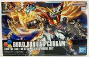 BANDAI HG Build Burning Gundam Sekai Kamiki Fighter model kit DISTRESSED BOX