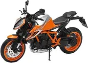 Scale 1:12 for KTM 1290 Super Duke R Alloy Sports Motorcycle Model Authentic Detail Vehicle(Orange)
