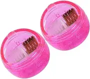 FOYTOKI Multi-functional Nail Drill Bit Cleaning Brush 2pcs Set for Nail Drill Bits