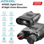 APEXEL Night Vision Device Infrared HD 12xDigital ZoomHunting Binoculars+TF Card