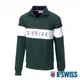 K-SWISS Mock Neck Sweatshirt立領刷毛上衣-男-綠