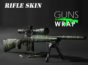 SALE Camo Guns Wrap Skins Premium Vinyl Sticker Matte Rifle Pre-Cut BARK-2
