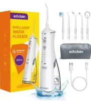 Water Dental Flosser Teeth Pick: Portable Cordless Oral Irrigator 300ML Recha...