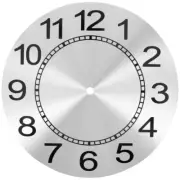 Aluminum Dial Quartz Clock Face Diy Replacement Mechanism Wall Motor