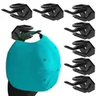 8 Pack Adhesive Hat Rack Display Hooks for Wall & Door Baseball Cap Holder