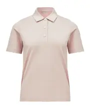 logo-patch polo top M pink