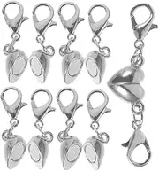 NUOBESTY Magnetic Jewelry Clasps 5pcs Alloy DIY Magnetic Buckle Necklace Bracelet Clasps