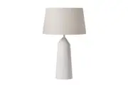 Amalfi Wyoming Table Lamp Bedside Light Desk Reading Lamp Decor White/Taupe 38x38x60cm