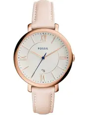 [Fossil] Jacqueline White Leather Quartz Watch
