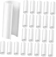 TEHAUX 32pcs Greenhouse Frame Clips Greenhouse Tarp Clamps for Secure Plant Cover Lightweight High Temp Resistant for Farming and Outdoor Use