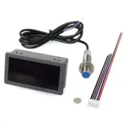 1Pc tachometer 4 digital red led tach rpm speed meter with hall switch senso$r