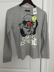 Crewcuts boys long sleeve shirt Sz. 12 glows in the dark Santa Clause NWT