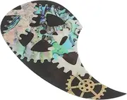 Abaodam Teardrop Shape Acoustic Guitar Pickguard Wear Resistant Self Adhesive Protector with Unique Grain Design for Electric and Classical Guitars Durable and Versatile