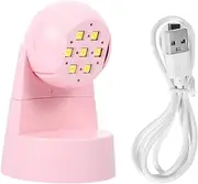 Generic Nail Mini Dryer Nail Oil Light for Nails Nail Art Tool for Gel Nails Nail Art Drying Mini Nail Dryer Nail Manicure Drying Pink Pp