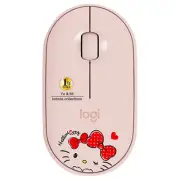 Logitech Hello Kitty Wireless Mouse Bluetooth Compatible with Multiple Models Pi