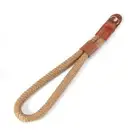 Nylon Rope Wrist Strap Band Lanyard for Leica Digital Camera (Light Brown)