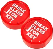 DIYEAH 2Pcs Wall Mounted Fireproof Key Storage Lock Box Secure Combination Lock for Emergency Access for Home Office School and Hotel Use