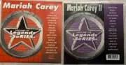 MARIAH CAREY 2 CDG KARAOKE DISCS LEGENDS CD+G 1980S R&B xmas disc
