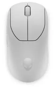 Alienware Pro Wireless Gaming Mouse Lunar Light