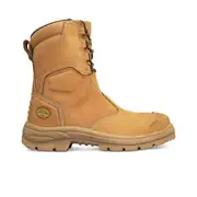 Oliver AT 55-385 - 200MM Hi-Leg Zip Sided Safety Steel Toe Work Boots