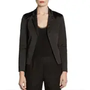 Joie NWT Anders Satin Blazer in Caviar Size XS