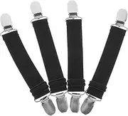 [HANABASS] 4pcs Elastic Leg Clip Metal Women's Unilateral Riding Boots