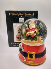 Christopher Radko Revolving Music Snow Globe Jolly Old St Nick Saks Fifth 2011