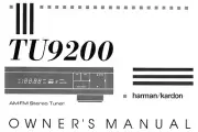 Harman Kardon TU-9200 Tuner Owners Manual