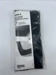 IKEA DVALA Fitted Sheet Black Full/Double Cotton 20118 152 Thread Count