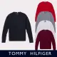 【Tommy Hilfiger】TOMMY 經典圓領刺繡小LOGO麻花針織毛衣 上衣-多色組合(百搭必備/平輸品)