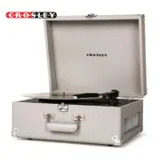 Crosley CR6253B-GY Anthology Portable 3-Speed Bluetooth Turntable - Gray