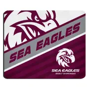 NRL Mouse Mat - Manly Sea Eagles - Mouse Pad - 22cm x 19cm