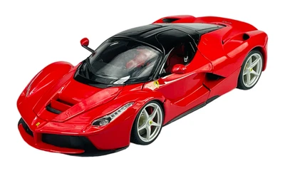 BBURAGO SIGNATURE FERRARI LAFERRARI RED 1:18 DIE CAST METAL MODEL NEW IN BOX