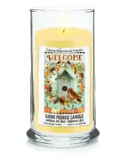 Courtside Market Harvest Collection Welcome Birdhouse Brown Sugar Vanilla Soy Wax Candle