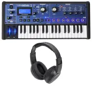Novation MiniNova 37-Key Compact USB MIDI Keyboard Synthesizer + Headphones