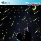 Glow In The Dark Meteor Moon Removable Decal Wall Stickers Living Room Bedroom