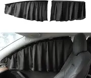 TPARTS Side Window Sun Shade for Tesla Model 3 Model Y Privacy Curtain Blinds (Model Y Blackout Drapes)