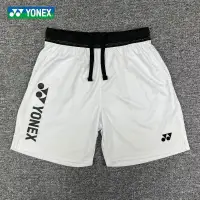 在飛比找蝦皮購物優惠-Yonex 短褲男士運動短褲速乾 yy 夏季男士女士運動短褲